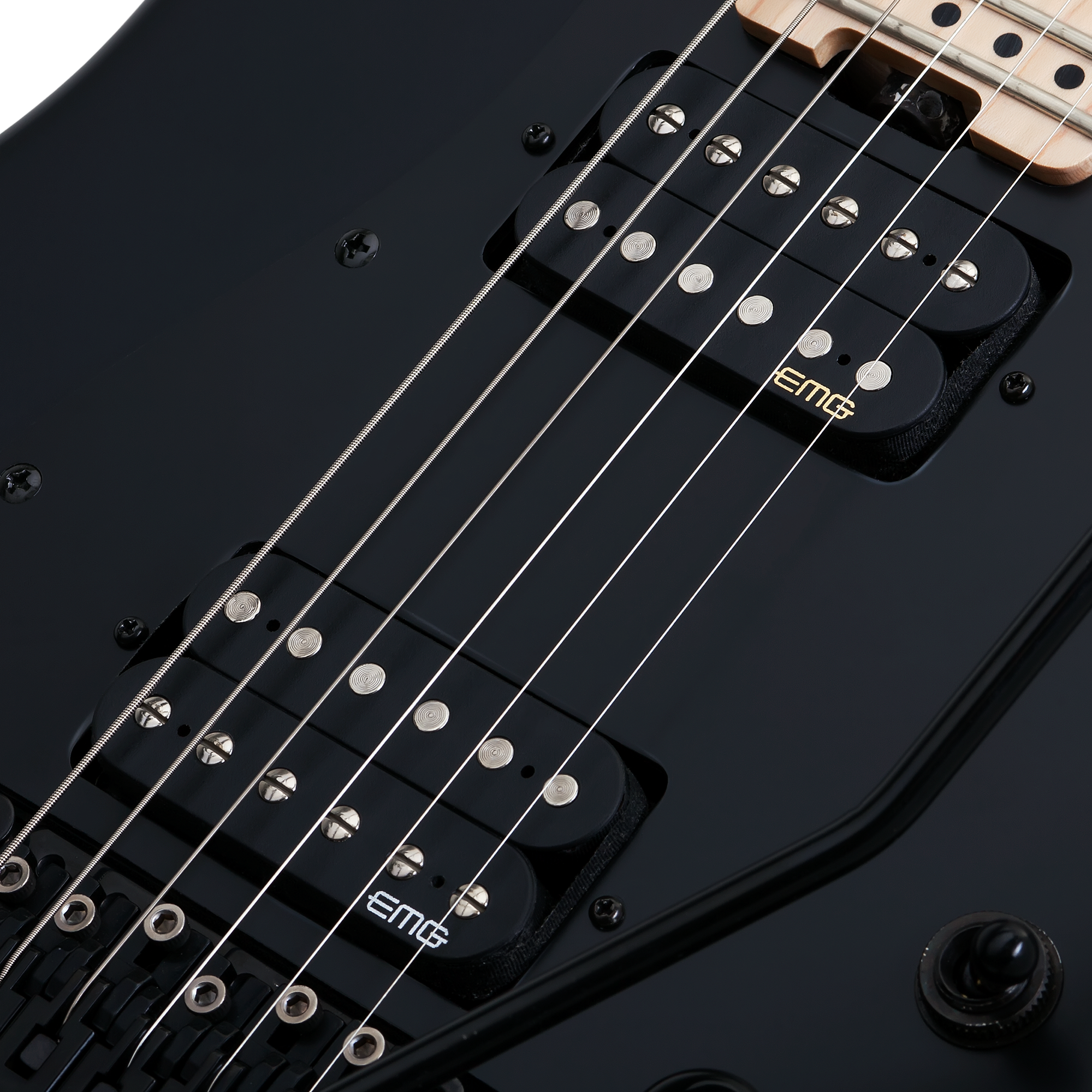 Schecter Sun Valley SS Satin Black Guitarra Eléctrica 6 cuerdas FR