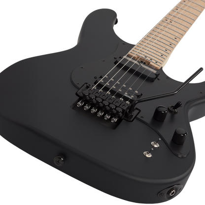 Schecter Sun Valley SS Satin Black Guitarra Eléctrica 6 cuerdas FR Sustainiac