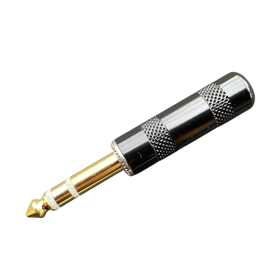 Sunrise Conector Plug 1/4 TRS Estéreo Black