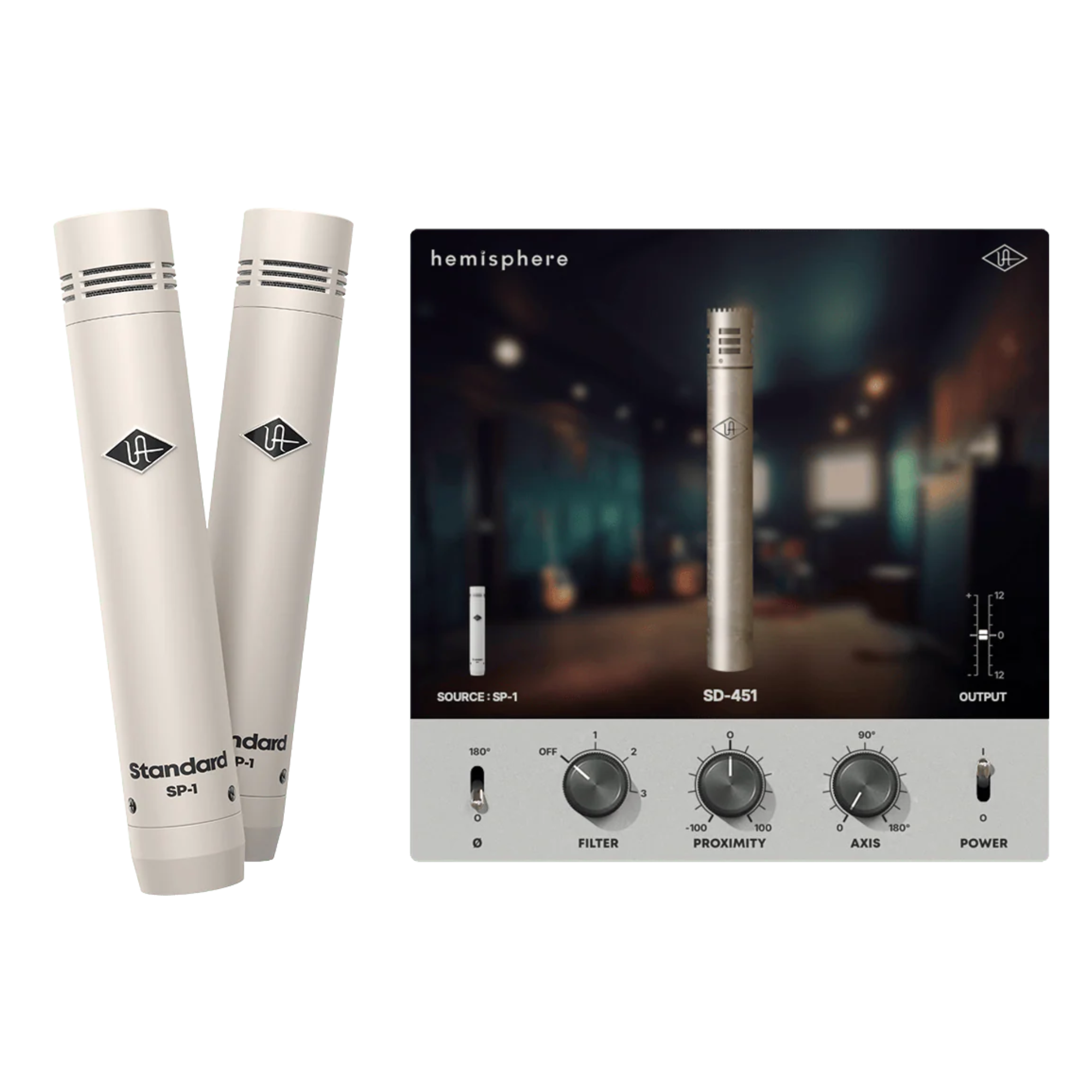 Universal Audio SP1 Par de Microfonos Condesadores