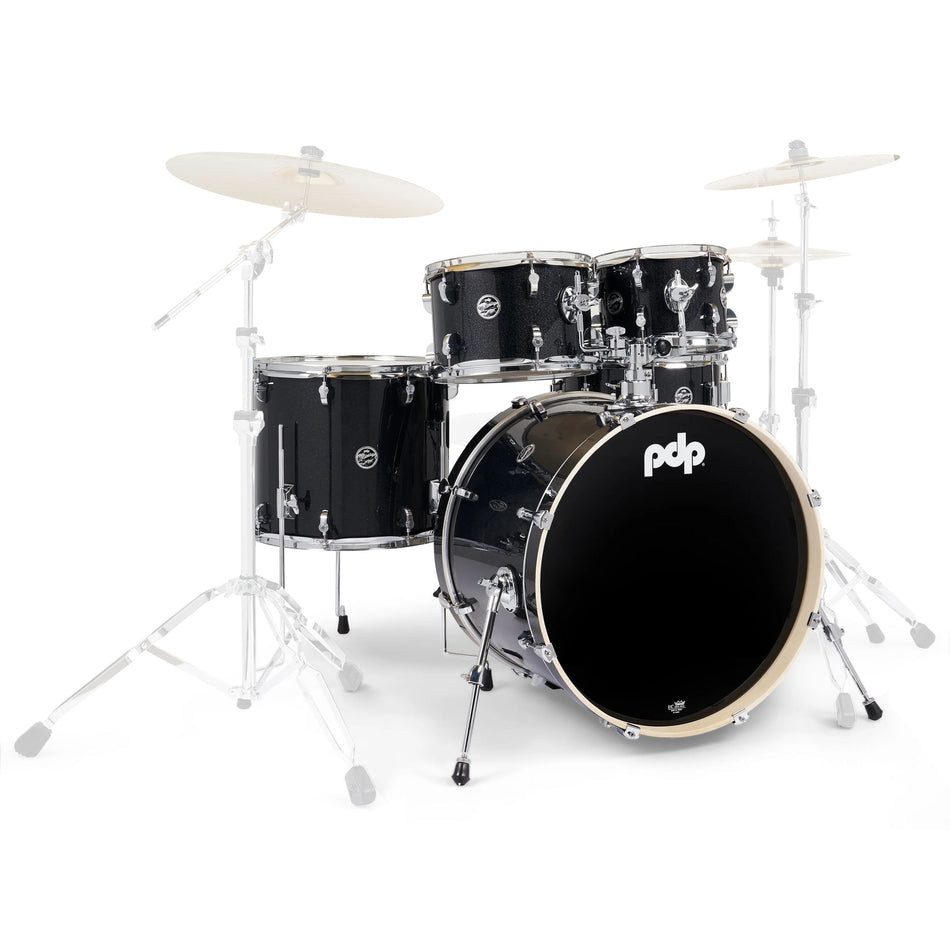 PDP Shellpack Mainstage Series 5 Piezas Maple Black Sparkle