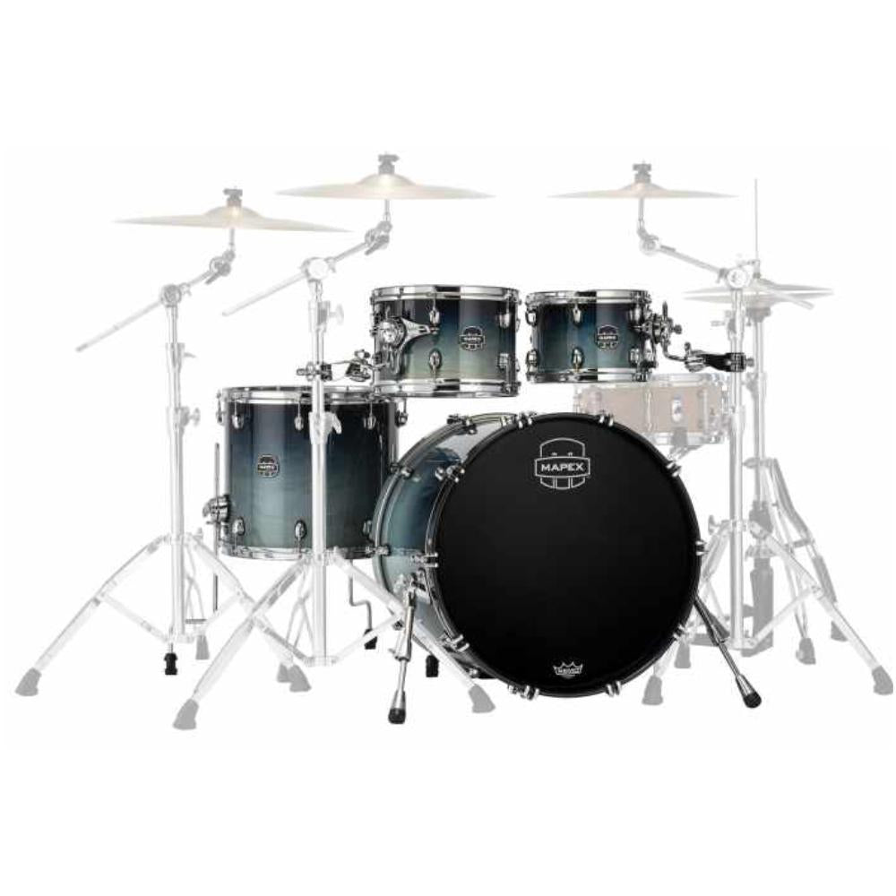 Mapex SR529XU-RJ Batería Acústica Saturn Teal Blue Fade 4Pcs