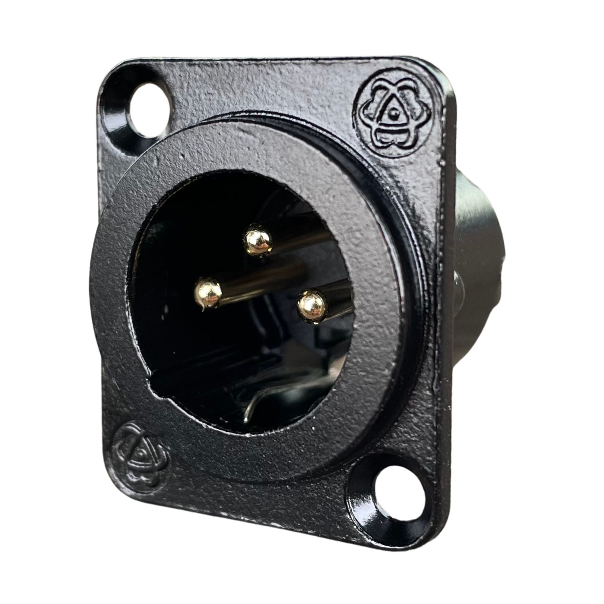 Sunrise Conector XLR Macho Chasis Black