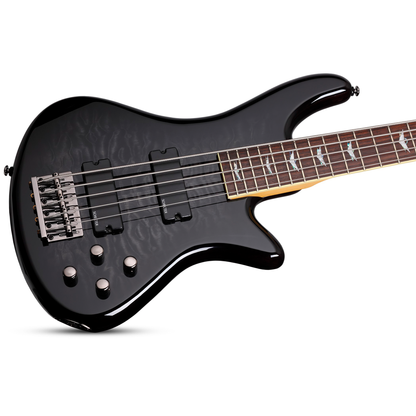 Schecter Stiletto Extreme-5 See-Thru Black Bajo Eléctrico 5 cuerdas