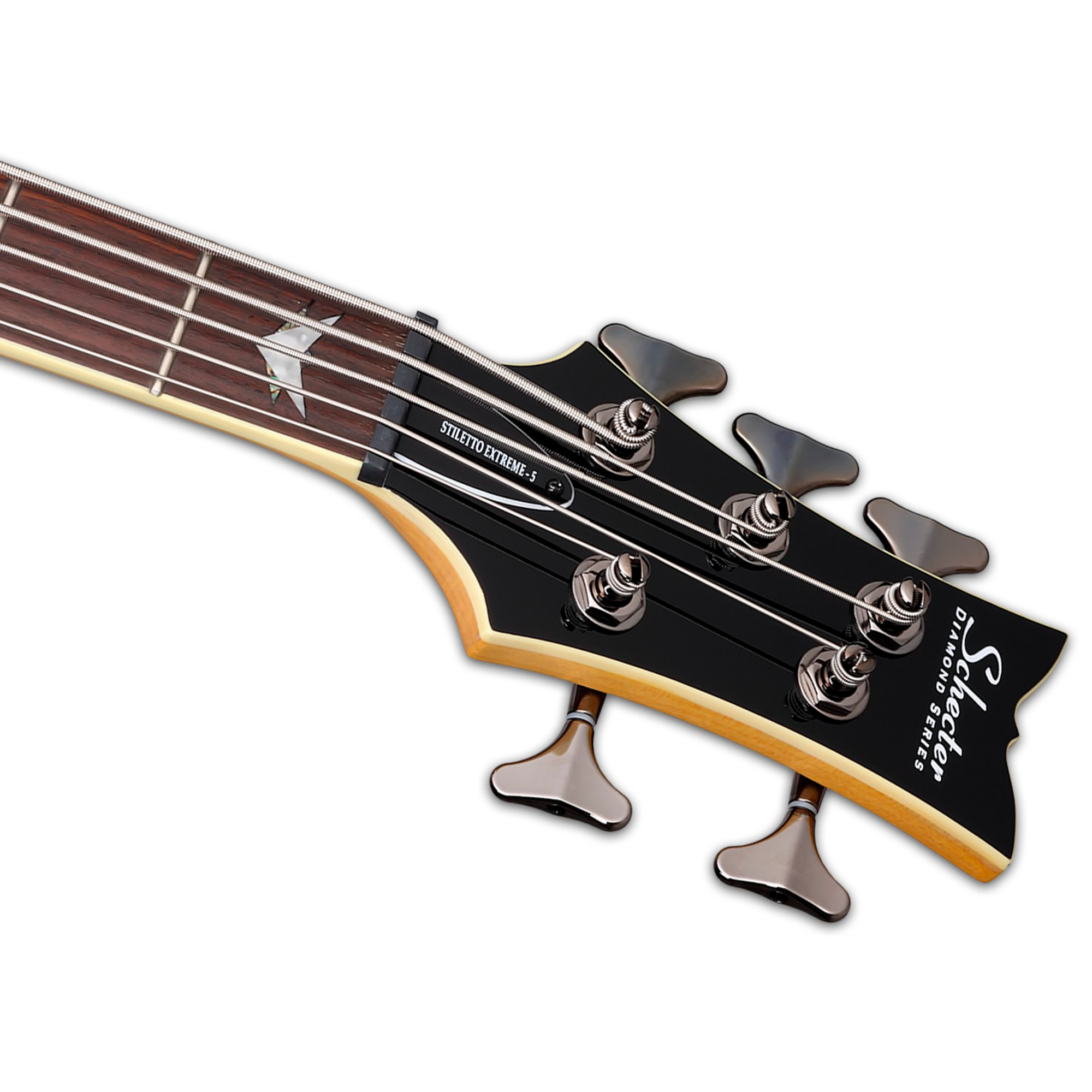 Schecter Stiletto Extreme-5 See-Thru Black Bajo Eléctrico 5 cuerdas