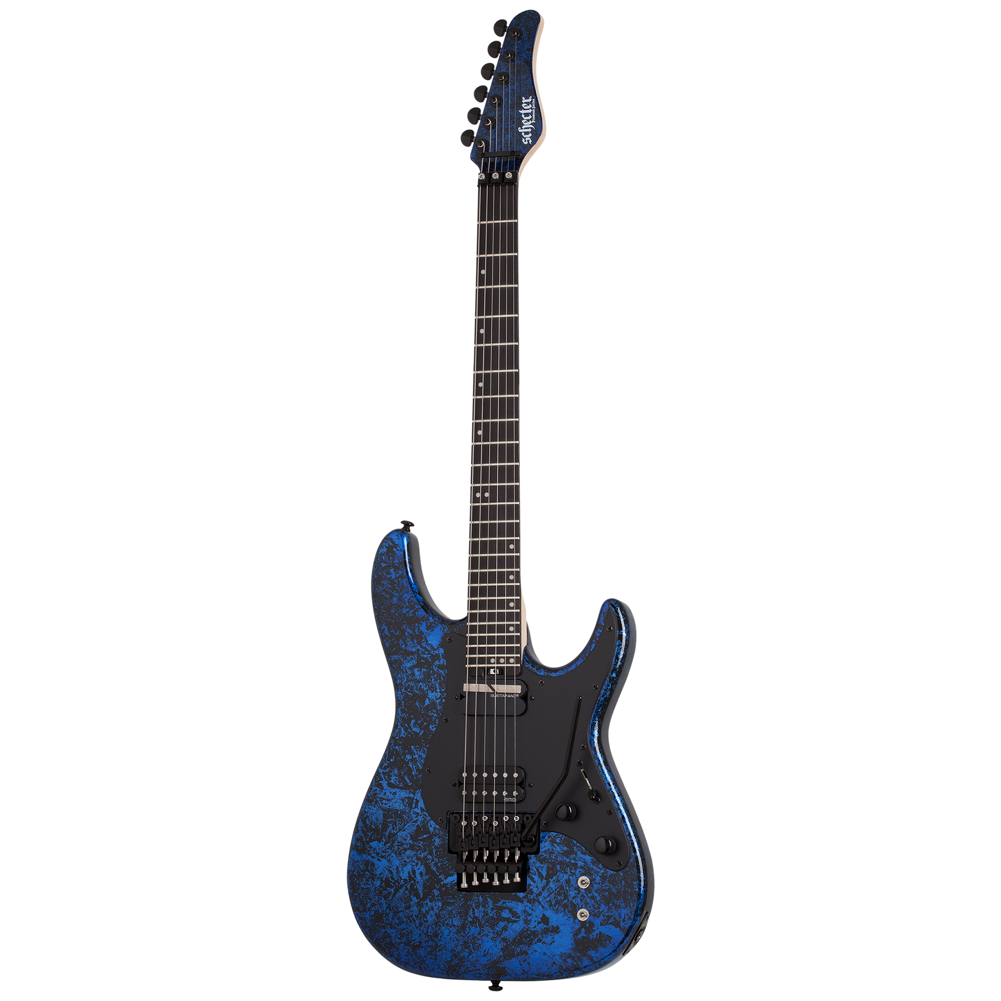 Schecter Sun Valley SS Blue Reign Guitarra Eléctrica 6 cuerdas FR Sustainiac