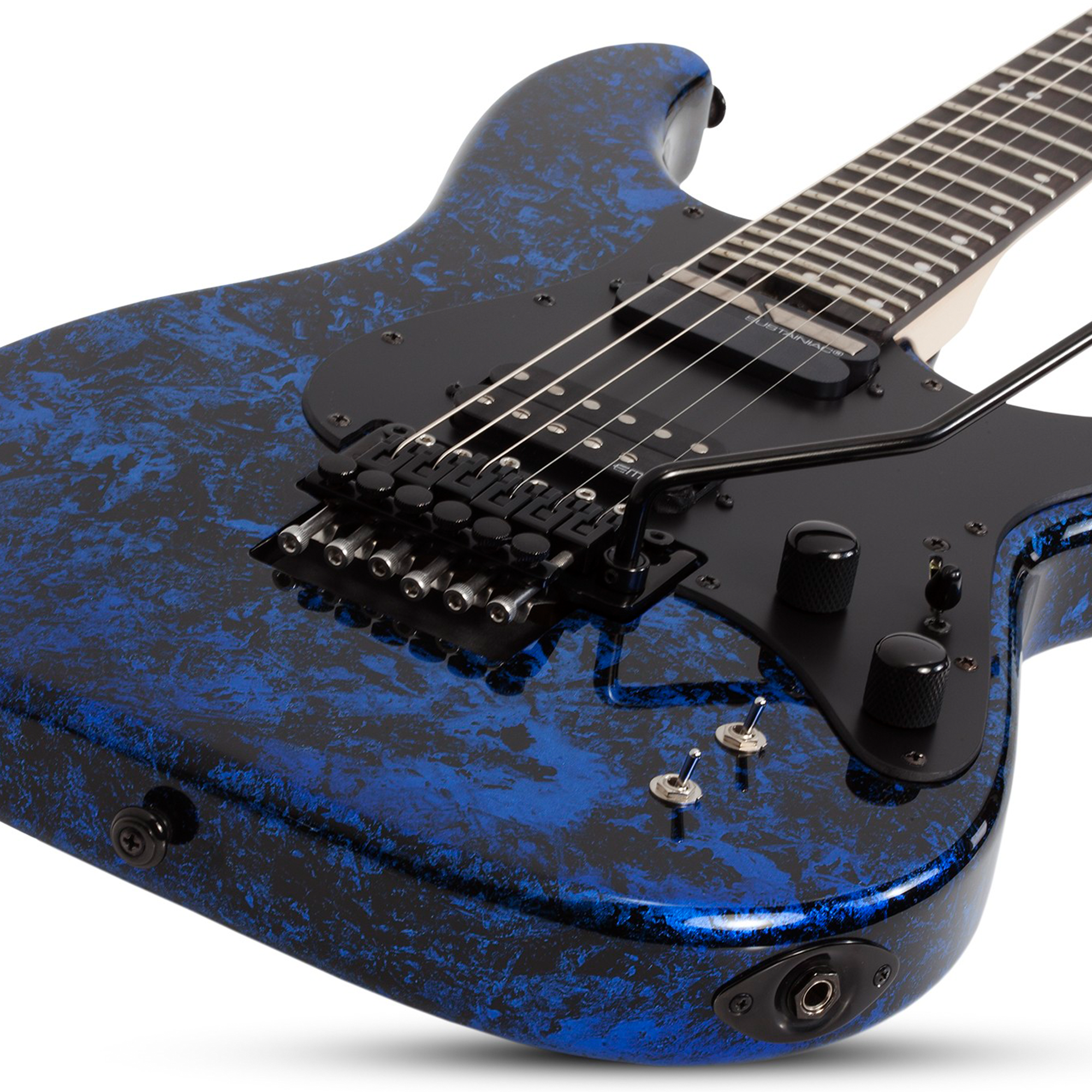 Schecter Sun Valley SS Blue Reign Guitarra Eléctrica 6 cuerdas FR Sustainiac