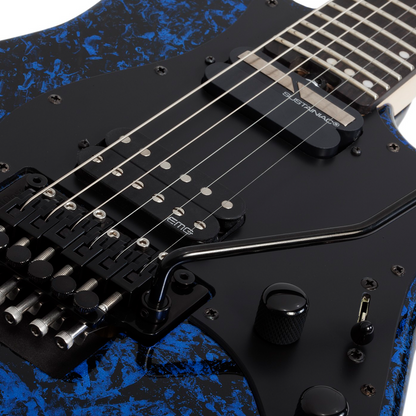 Schecter Sun Valley SS Blue Reign Guitarra Eléctrica 6 cuerdas FR Sustainiac