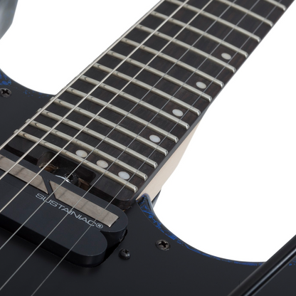 Schecter Sun Valley SS Blue Reign Guitarra Eléctrica 6 cuerdas FR Sustainiac