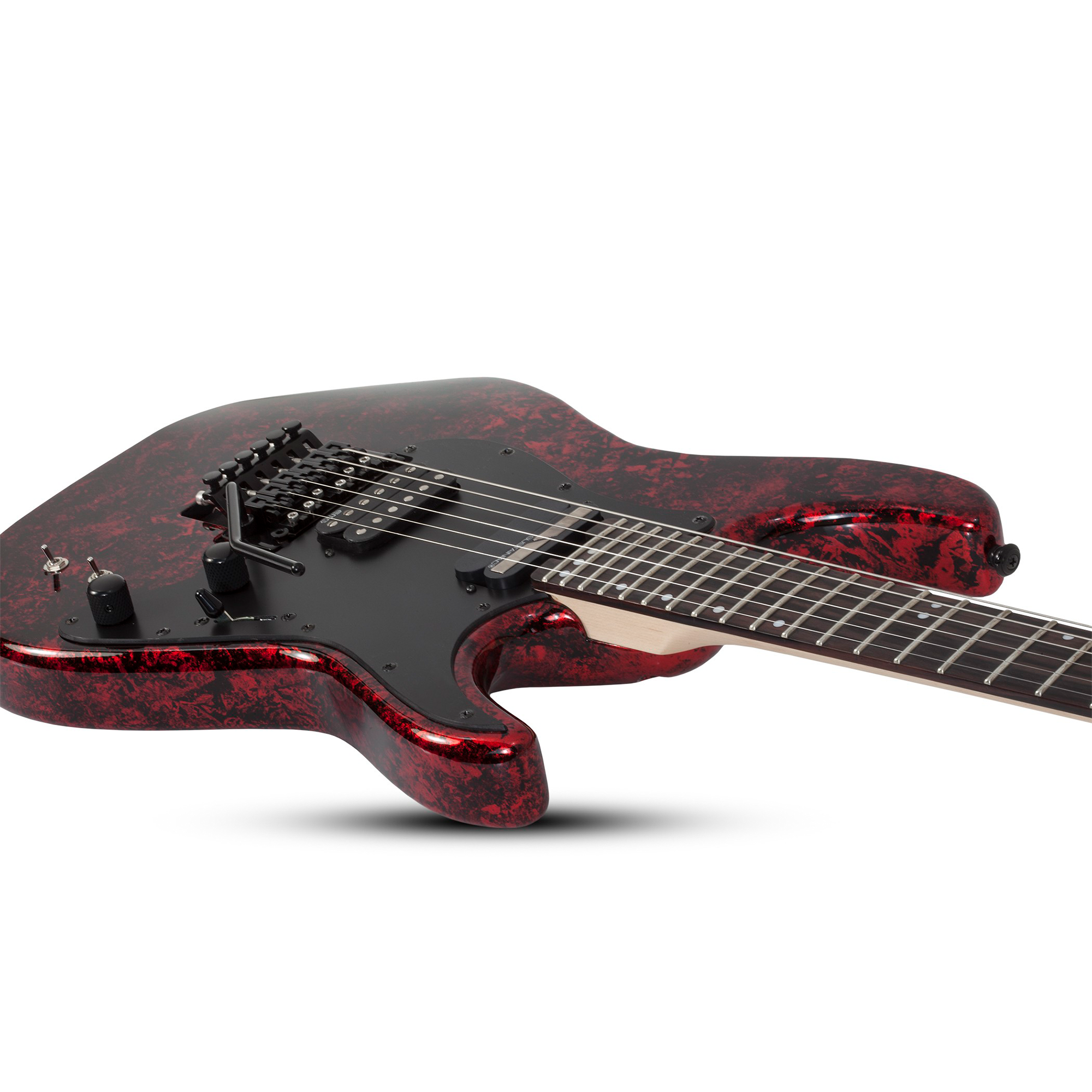 Schecter Sun Valley SS Red Reign Guitarra Eléctrica 6 cuerdas FR Sustainiac