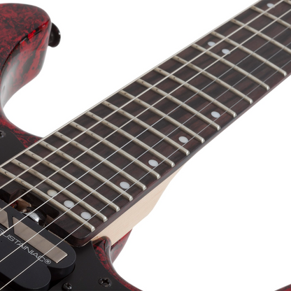 Schecter Sun Valley SS Red Reign Guitarra Eléctrica 6 cuerdas FR Sustainiac