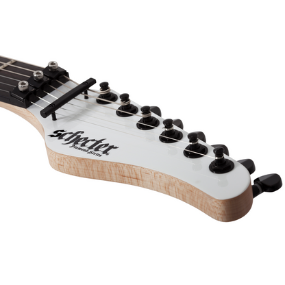 Schecter Sun Valley SS PT Metalllic White Guitarra Eléctrica 6 cuerdas FR