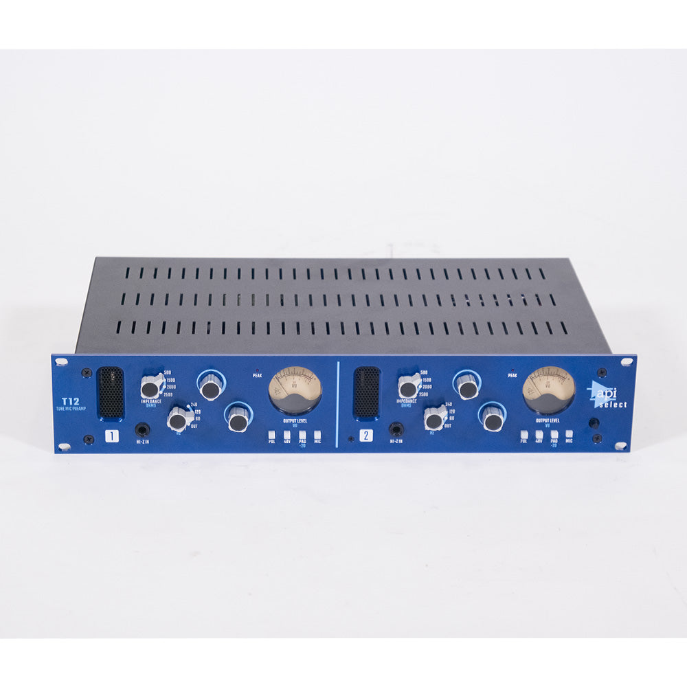 Api Audio T12 Select Preamplificador de  Micrófonos a Tubo 2 Canales