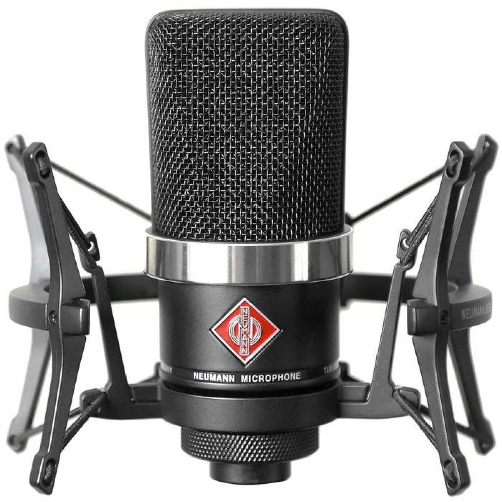 Neumann TLM-102-SS Black Micrófono Condensador Estudio Set