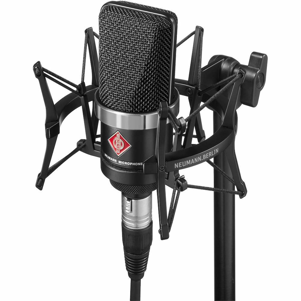 Neumann TLM-102-SS Black Micrófono Condensador Estudio Set