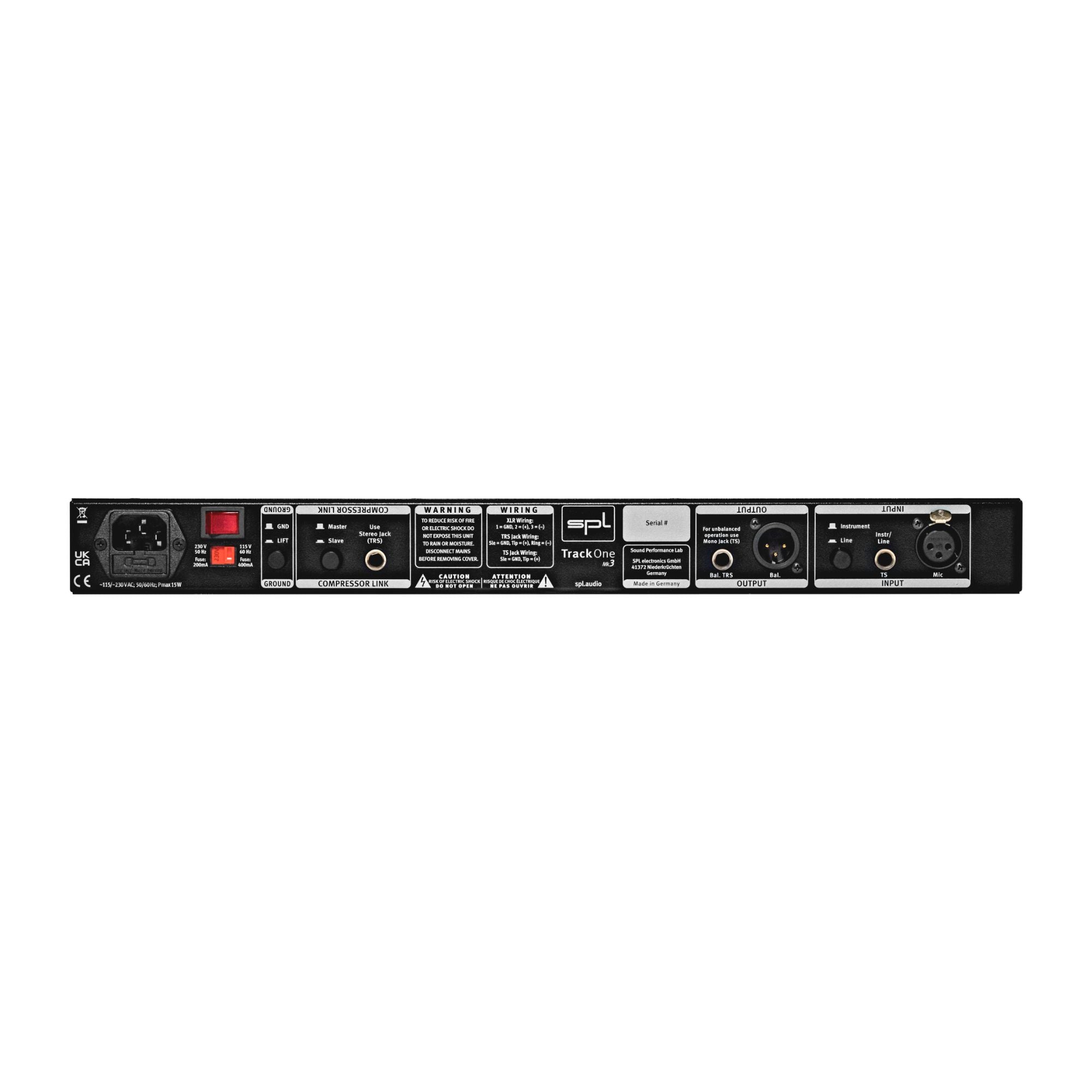 SPL Track One MK3 Preamplificador con compresor, EQ y de-esser integrado (Channel Strip)