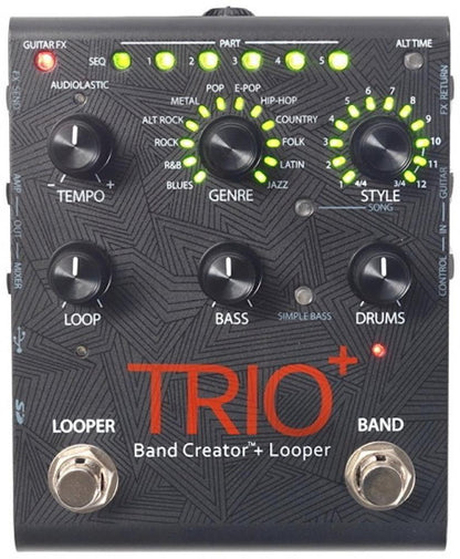 Digitech TRIOPLUS Pedal de Guitarra Band creator y Looper