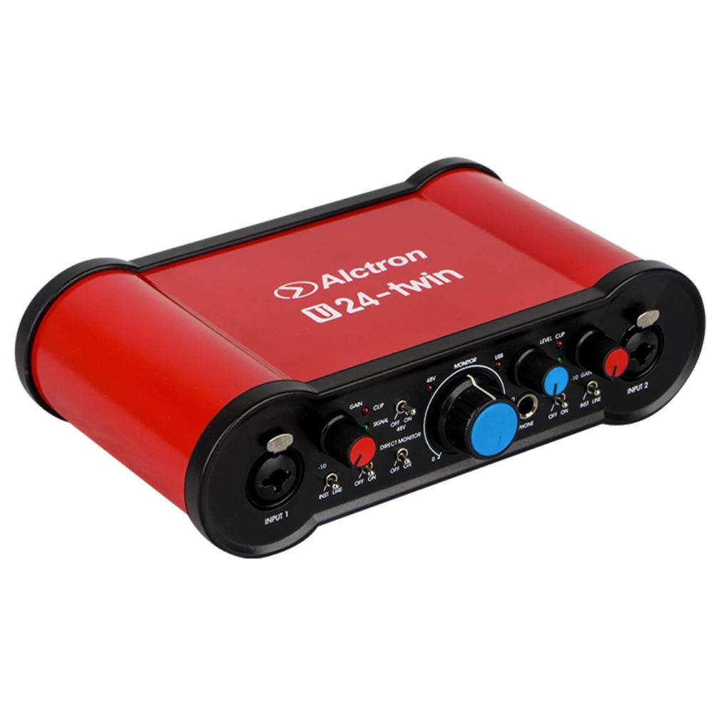 Alctron U24TWIN Interfaz de Audio USB/MIDI