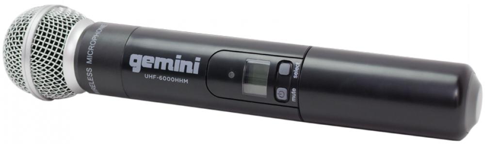 Gemini UHF-6100M Sistema Inalambrico Mano UHF