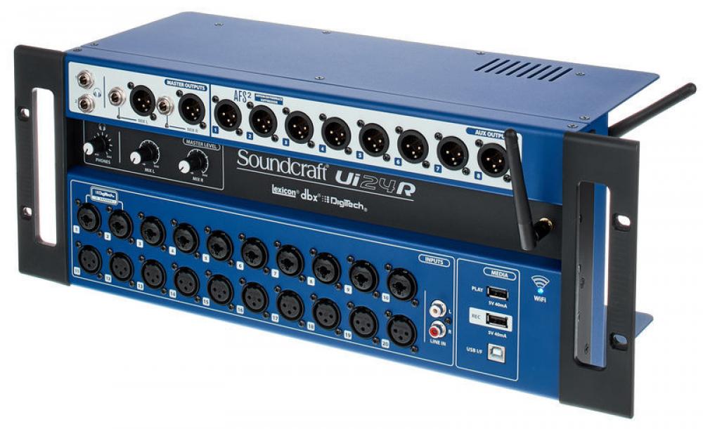 Soundcraft Ui24R Mezclador Digital de Rack 24 canales