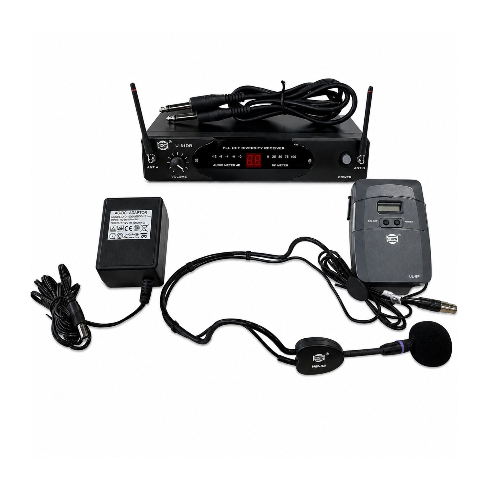 Show UL-81DR UL-8P Sistema Inalámbrico de Cintillo UHF