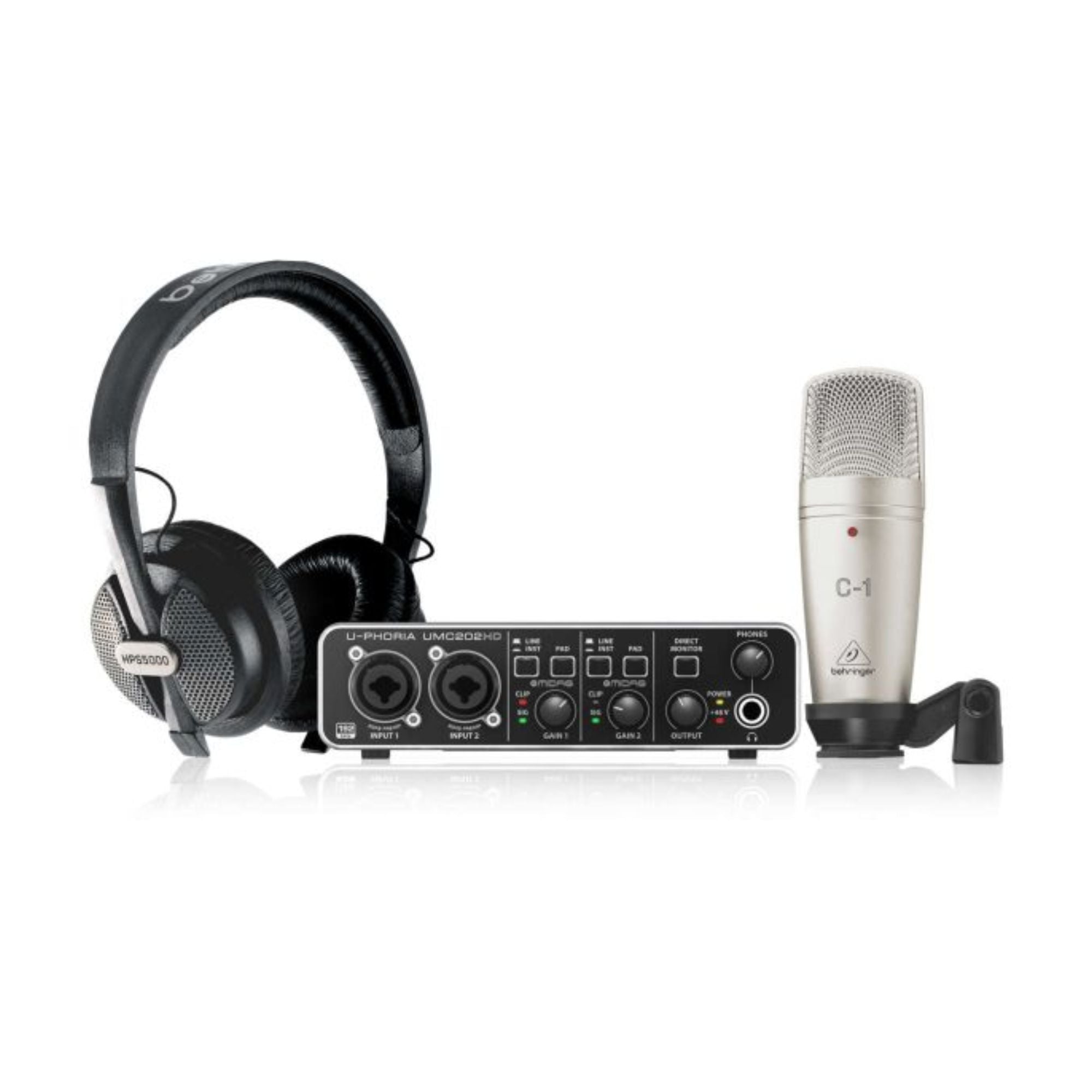 Behringer U-Phoria Studio Pro Pack de Grabación Home Studio