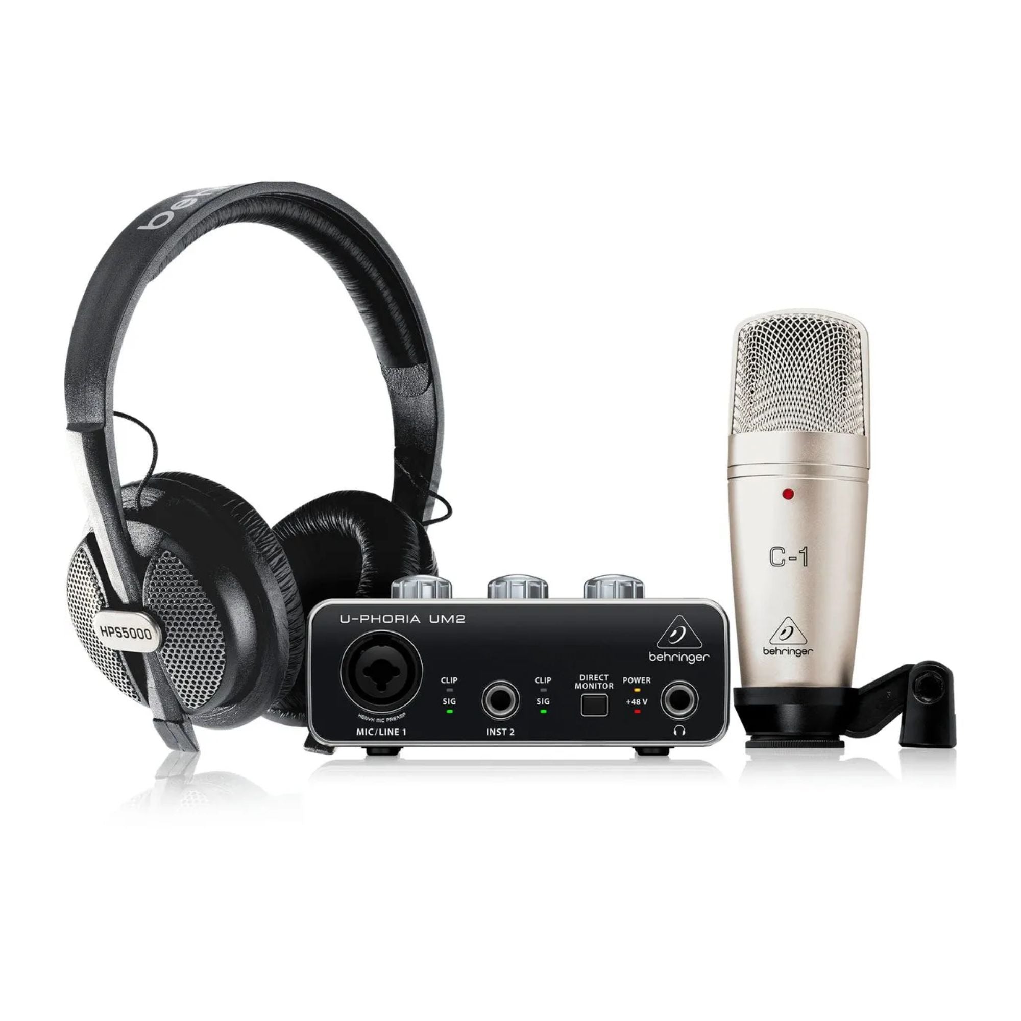 Behringer U-Phoria Studio Pack de Grabación Home Studio