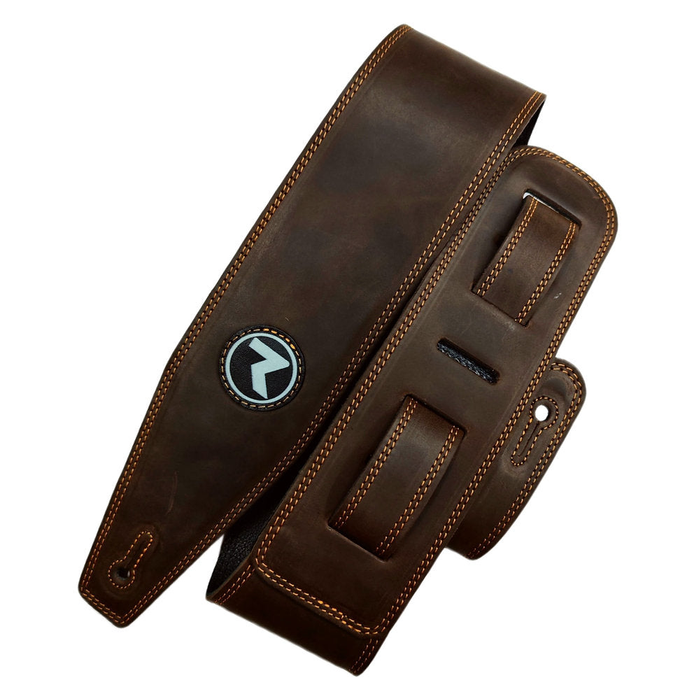 Raven Straps V3DB Correa Dark Brown Modelo Vintage 3"