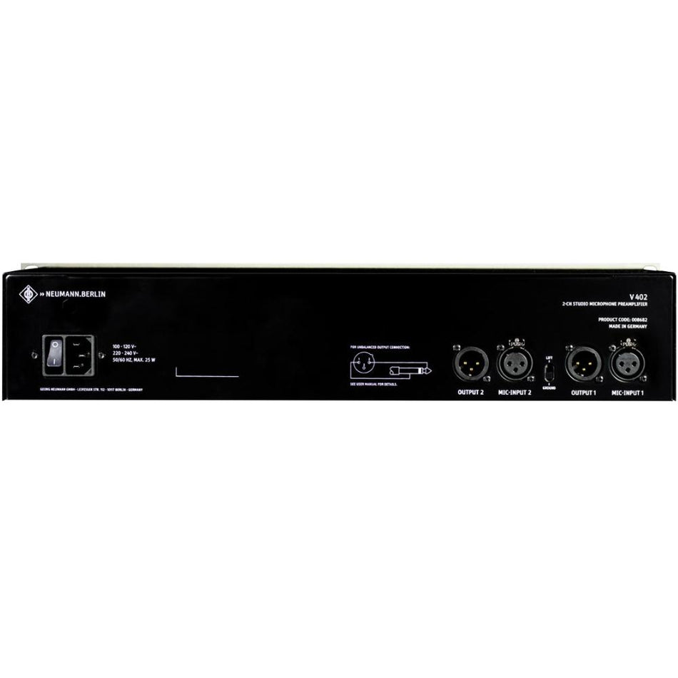 Neumann V402 Preamplificador Micrófono