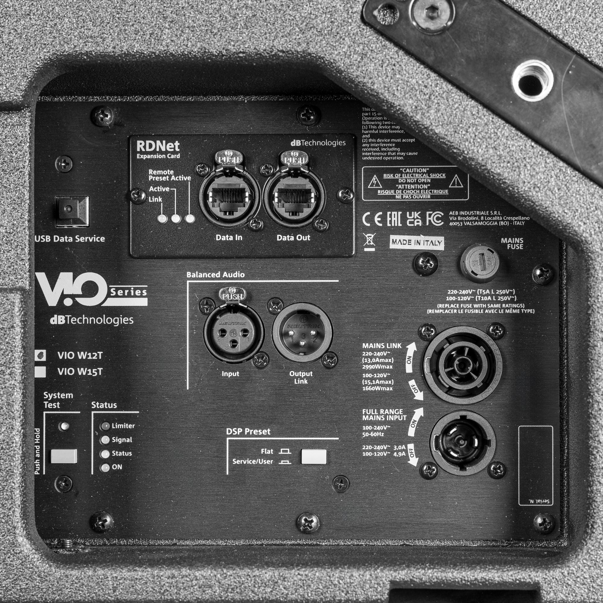 dB Technologies VIO W12T Monitor de Piso Activo Coaxial 12"