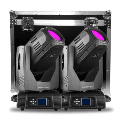 Eastman 2 VORTEXHYBRID Cabeza Móvil Híbrida Beam/Spot/Wash 350W + Case