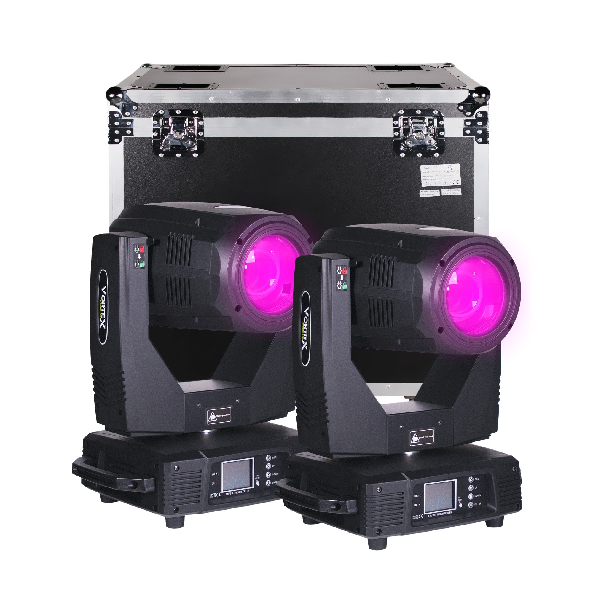 Eastman 2 VORTEXHYBRID Cabeza Móvil Híbrida Led Beam/Spot/Wash 350W + Case