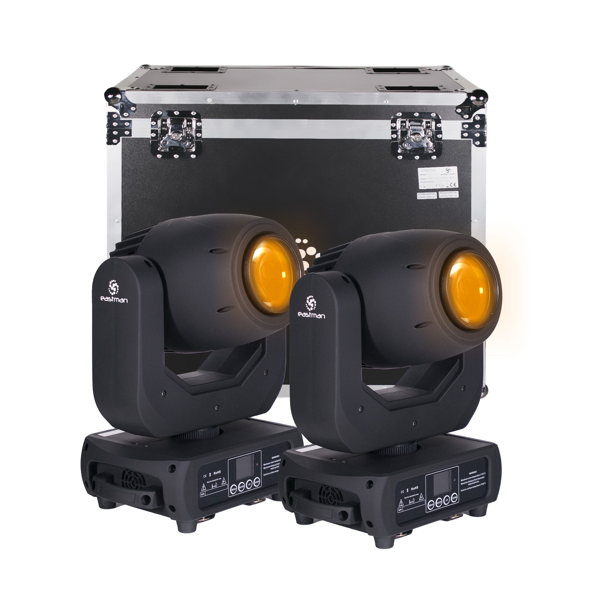 Eastman 2 VORTEX SPOT Cabeza Móvil Spot Led 150W + Case