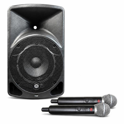 Show WD-200 V2 Sistema PA con 2 Micrófonos UHF