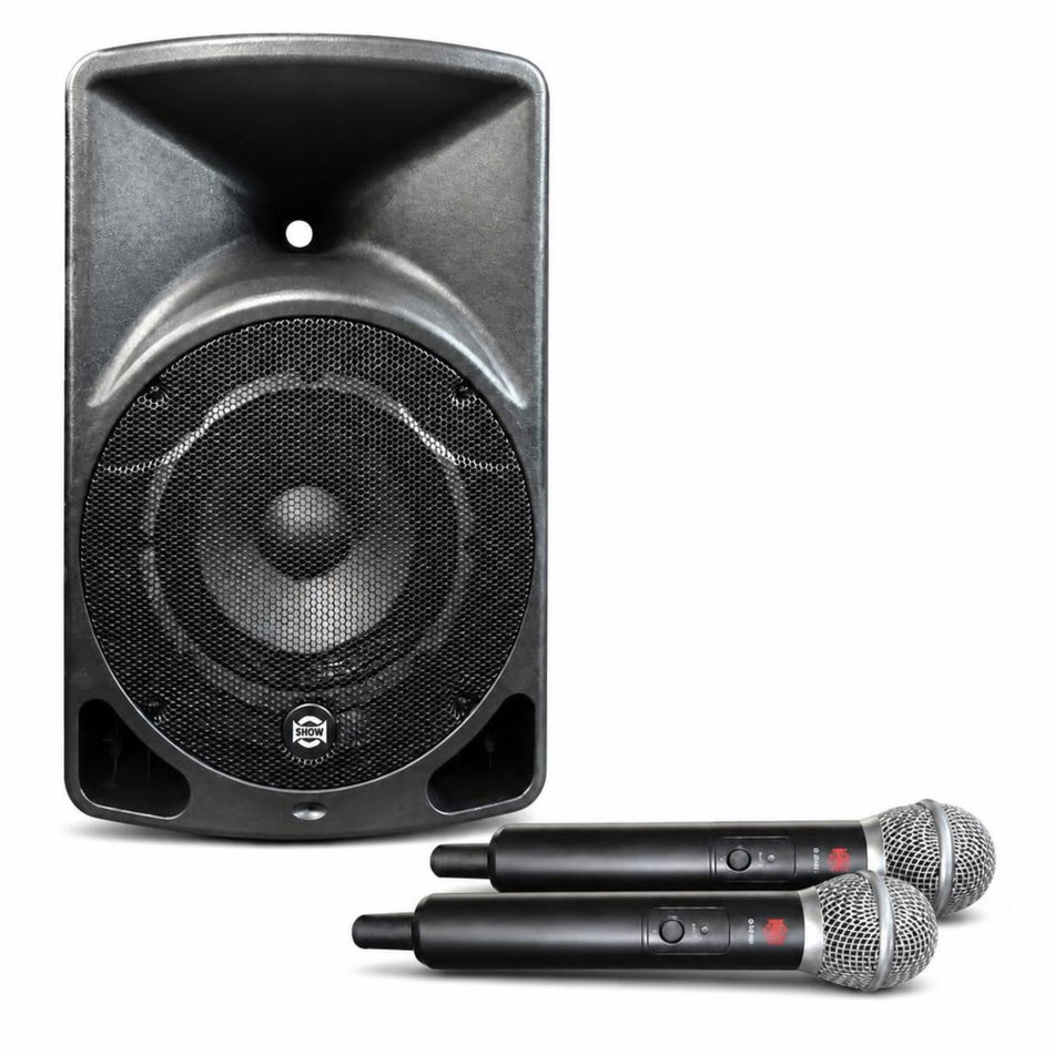 Show WD-200 V2 Sistema PA con 2 Micrófonos UHF