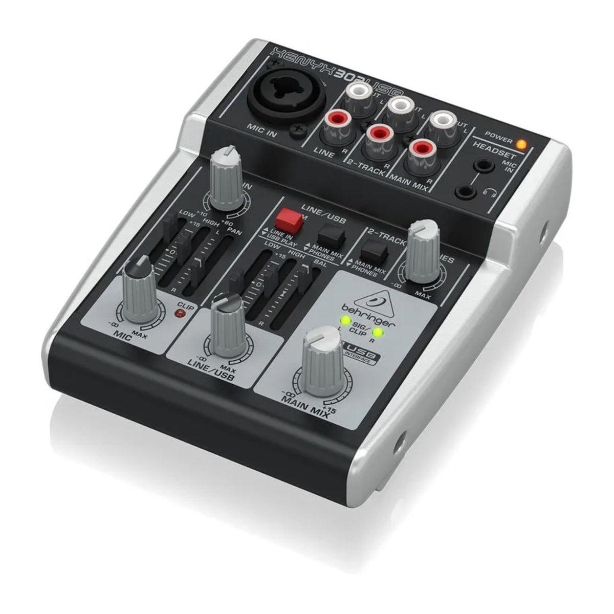 Behringer Xenyx 302USB Mezclador Compacto 2 Canales USB