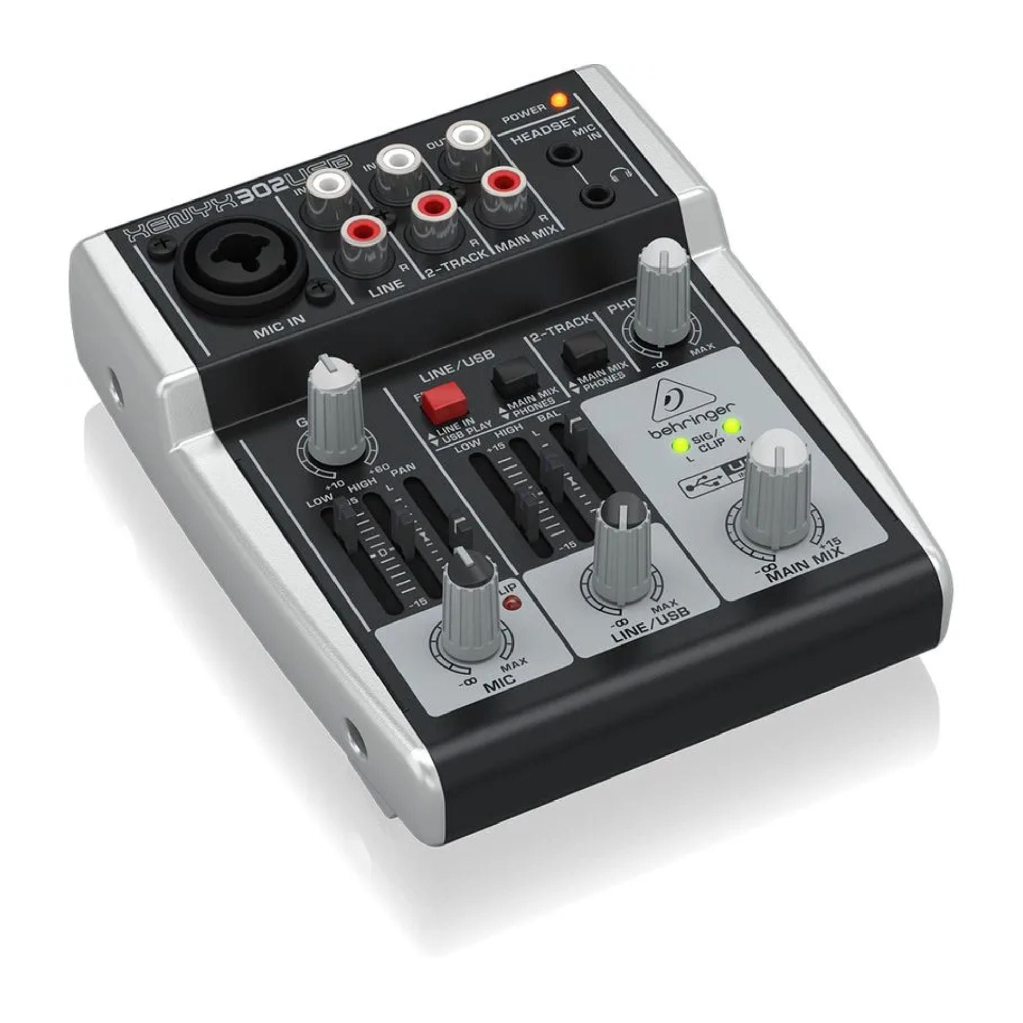 Behringer Xenyx 302USB Mezclador Compacto 2 Canales USB