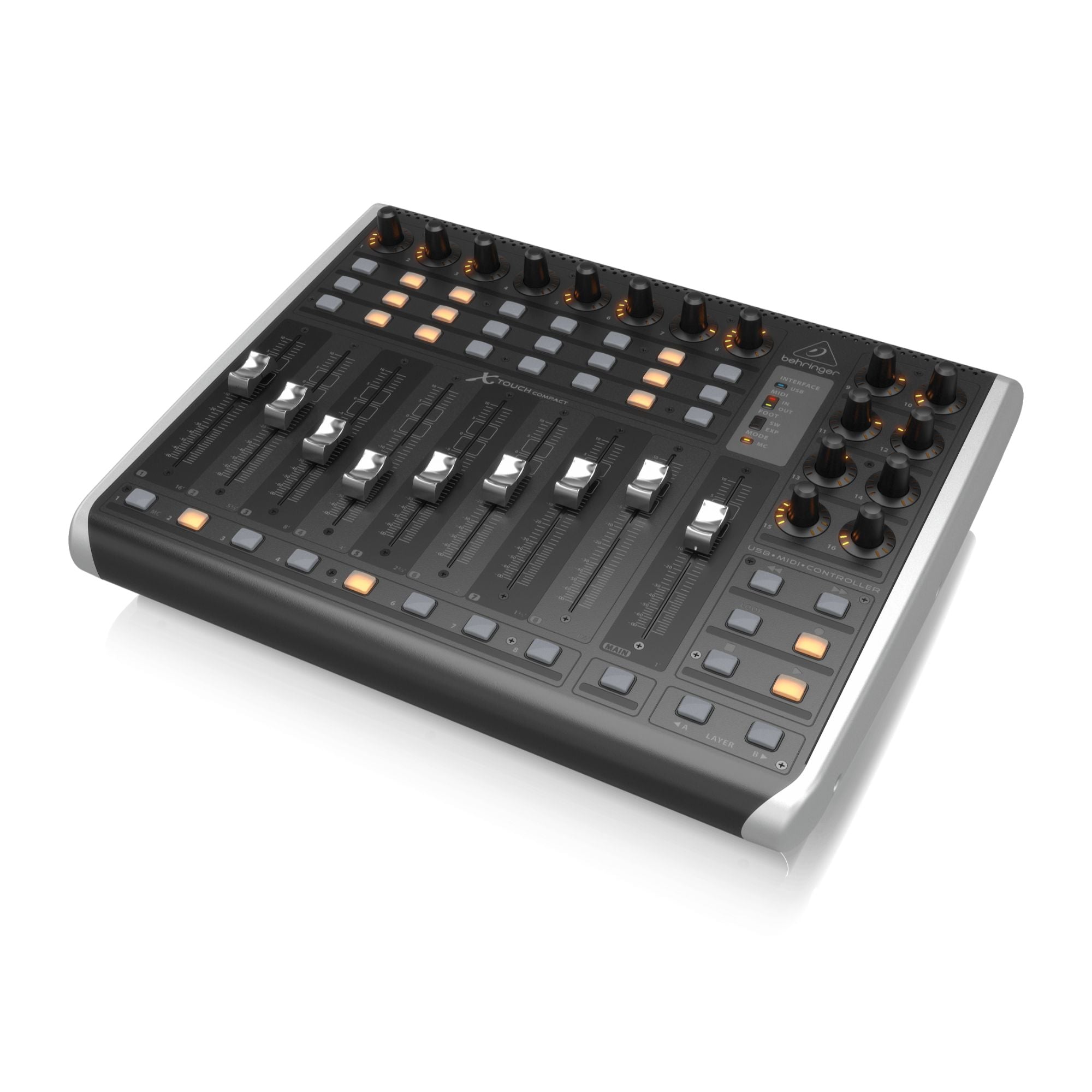 Behringer XTOUCHCOMP Superficie de Control 9 Faders Motorizados