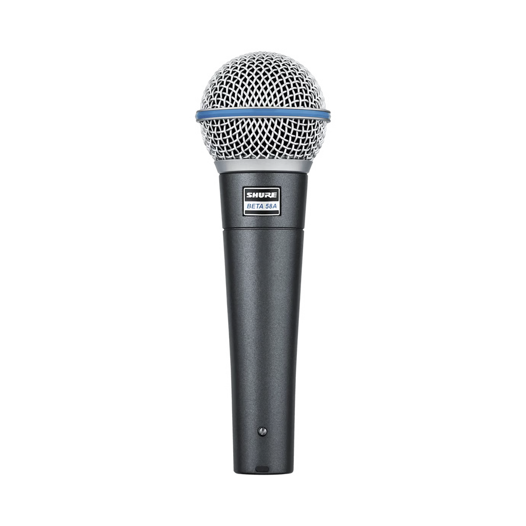 Shure Beta 58A Micrófono Dinámico Vocal Supercardioide de Alto