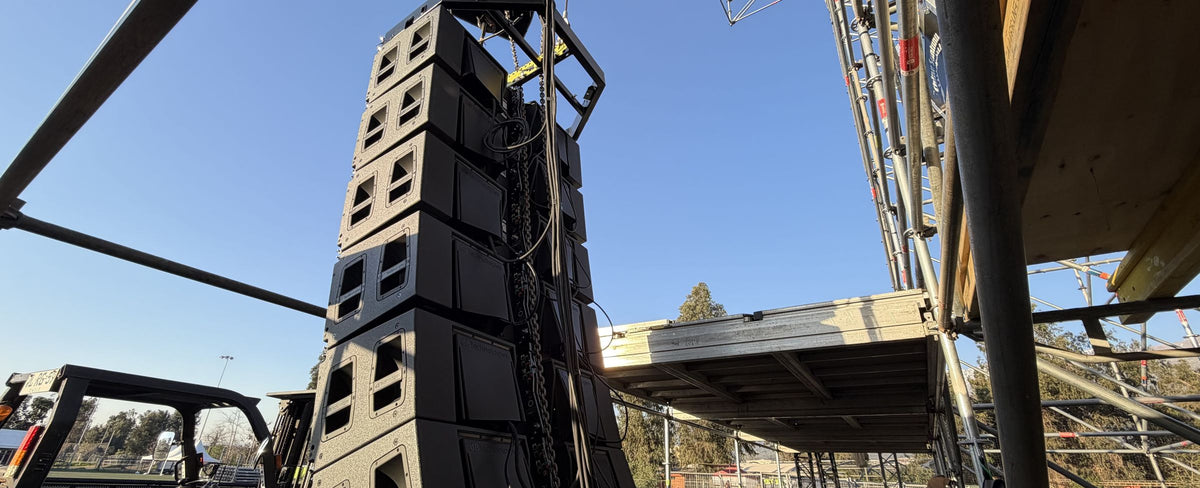 Line array para producciones de gran formato