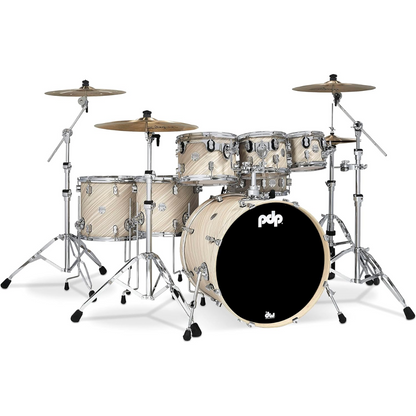 PDP PDCM2217TI Batería Acústica Concept Maple Twisted Ivory 7Pcs