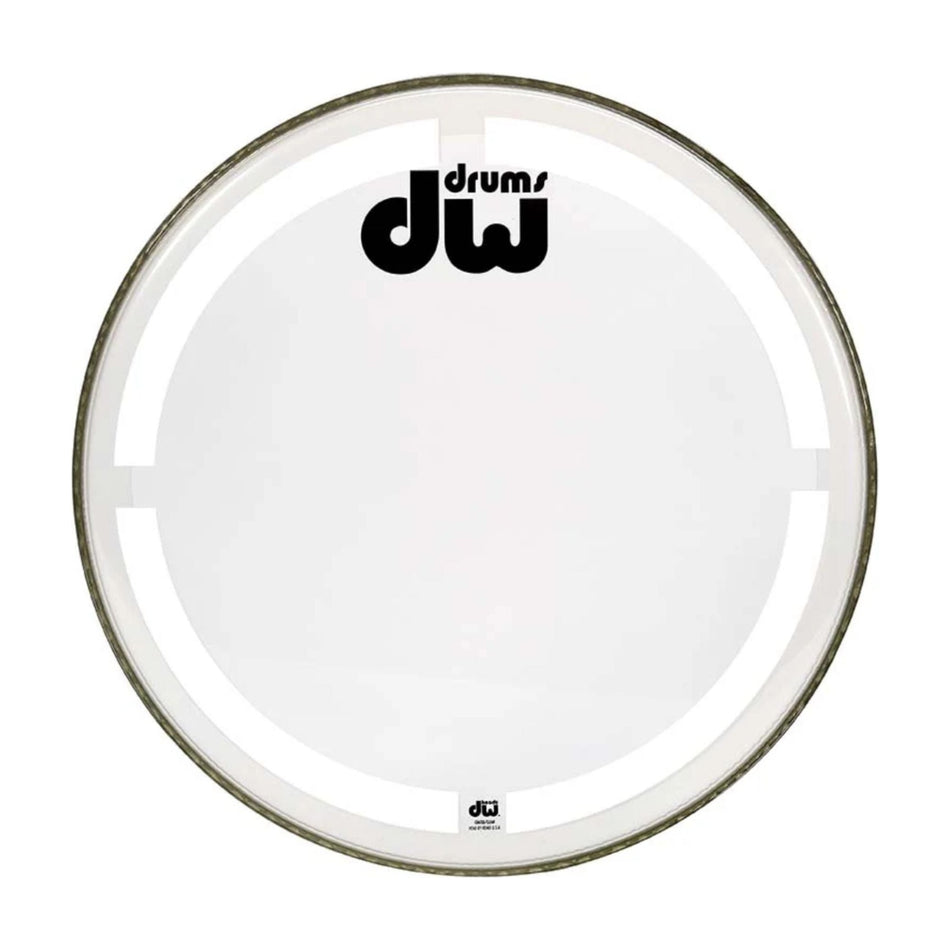 DW Drums Parche de Bombo 22" Coated Clear