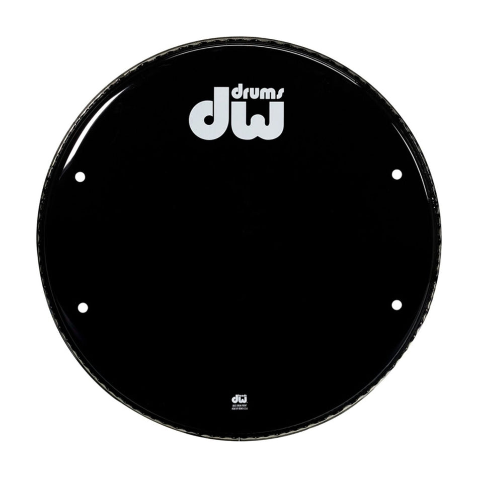 DW Drums Parche Bombo 20" Gloss Black Vented