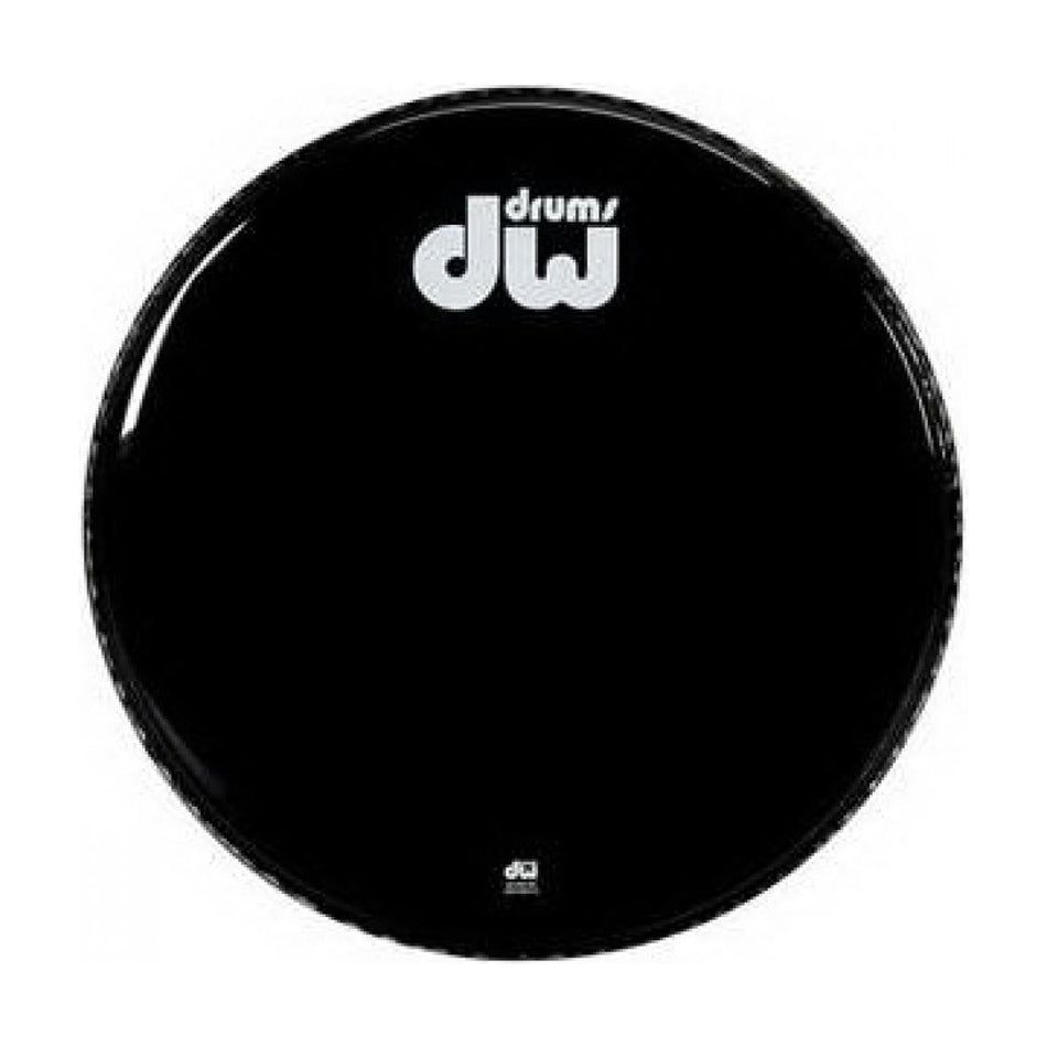 DW Drums Parche Bombo 20" Gloss Black Non-Vented