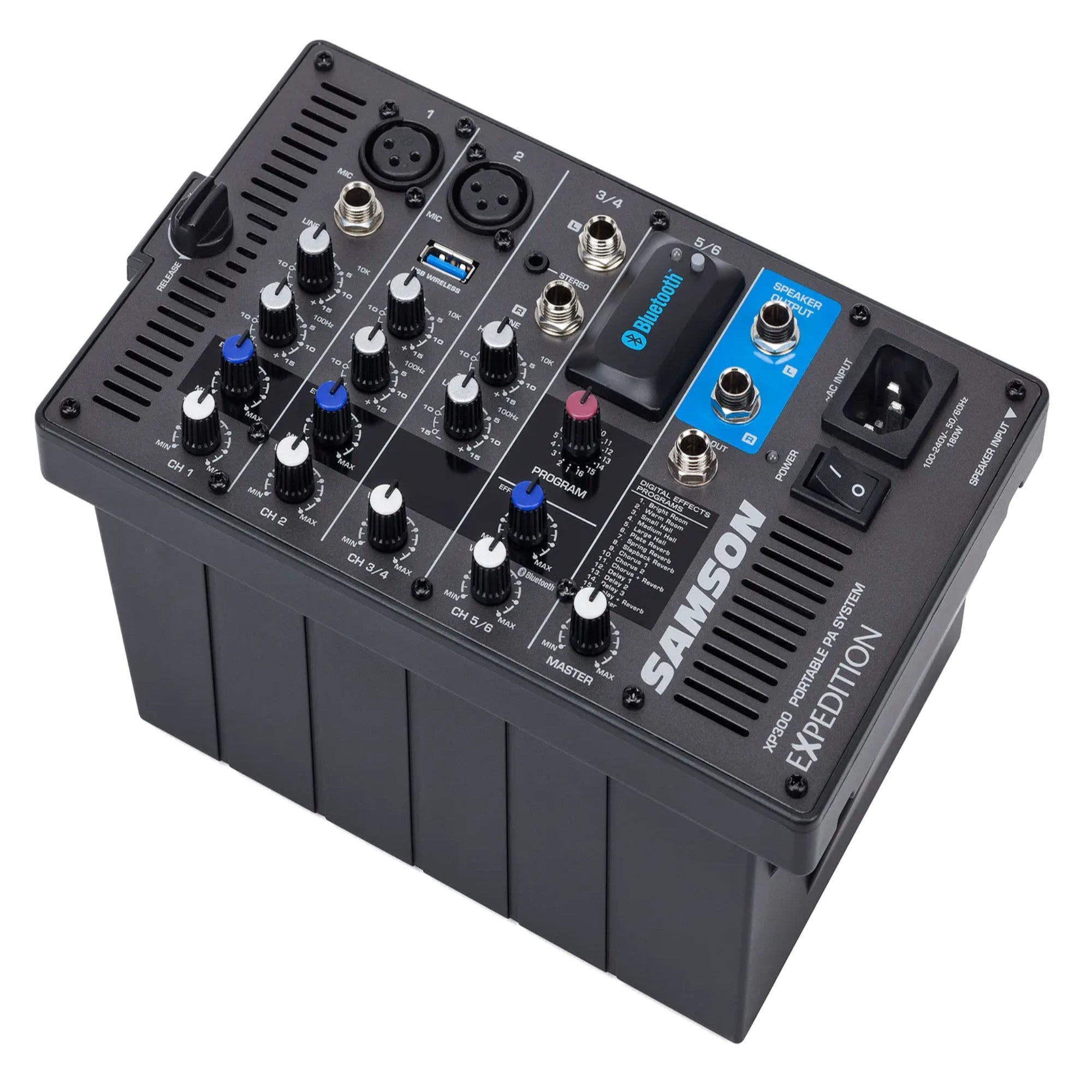 Samson XP300B Sistema Audio Portable PA Expedition