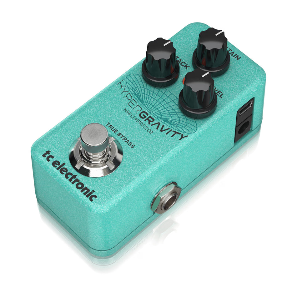 TC Electronic HyperGravity Mini Pedal de Guitarra Compresor TonePrint