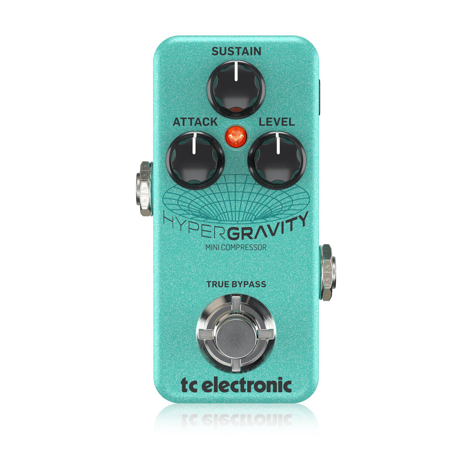 TC Electronic HyperGravity Mini Pedal de Guitarra Compresor TonePrint