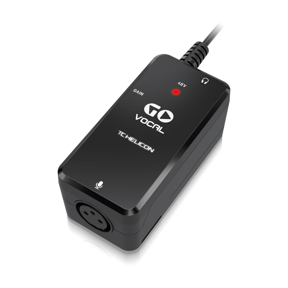 TC-Helicon GO VOCAL Interfaz de Micrófono Portátil para Dispositivos Móviles