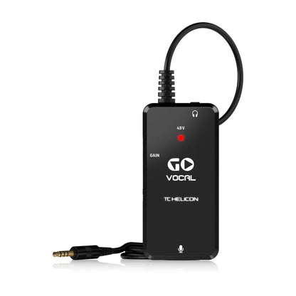 TC Helicon GO VOCAL Interfaz de Microfono Portable para Dispositivos Moviles