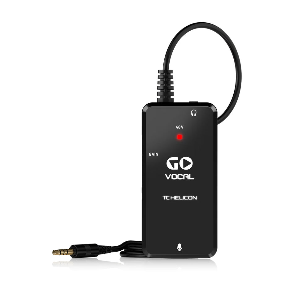 TC-Helicon GO VOCAL Interfaz de Micrófono Portátil para Dispositivos Móviles
